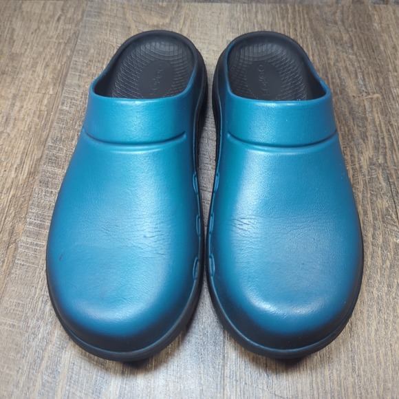 OOFOS Unisex OOcloog Slip On Comfort Shoe Clog Recovery Women's 8 /Men's 6 Blue - Picture 4 of 14